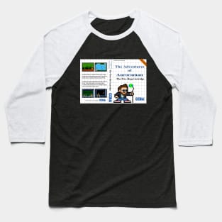 The Adventures of Auroraman Master System game box Baseball T-Shirt